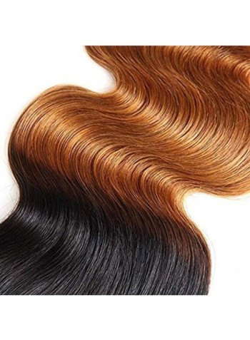 Straight Brazilian Virgin Human Hair Closure Multicolour 2X1.02X0.98inch