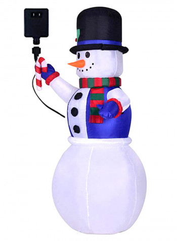 Decorative Inflatable Snowman Multicolour