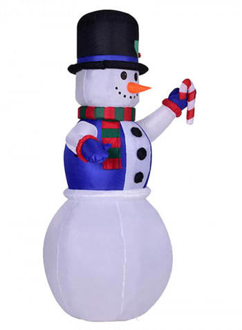 Decorative Inflatable Snowman Multicolour