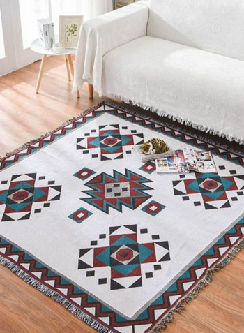 Geometric Pattern Sofa Slipcover Multicolour 180-340centimeter