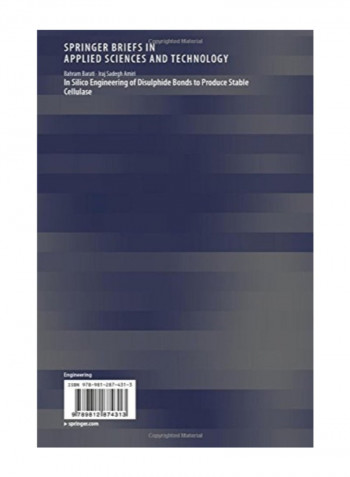 In Silico Engineering of Disulphide Bonds to Produce Stable Cellulase Paperback