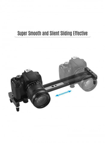 Aluminum Alloy Video Rail Track Skater Black