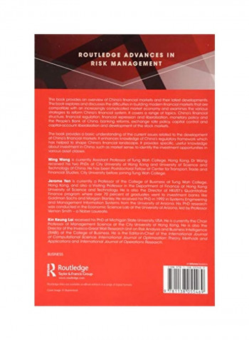 China's Financial Markets: Issues And Opportunities: Routledge Advances In Risk Management Paperback