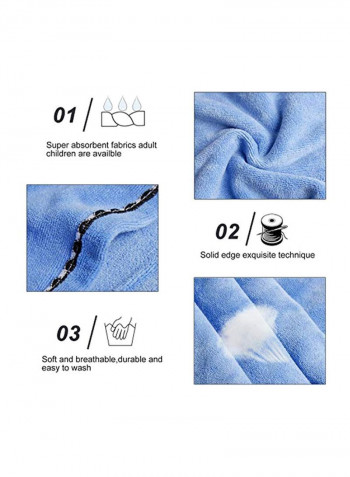 مجموعة توربان للف الشعر مكونة من 3 قطع Blue/Purple/Rose Pink