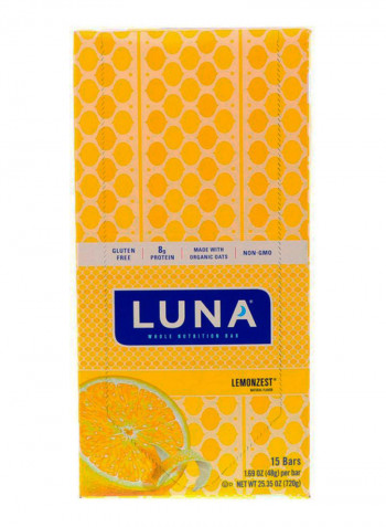 Lemonzest Luna Whole Nutrition - 15 Bar