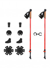 2-Piece Adjustable Hiking Pole Walking Stick 79 x 4 x 10centimeter