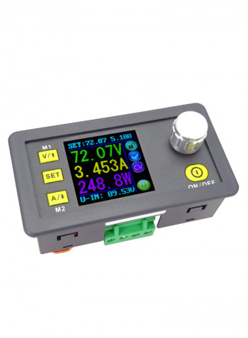 Digital LCD Display Voltmeter Grey