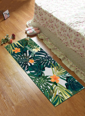 Leaves Printed Floor Mat Multicolour 160 x 230centimeter