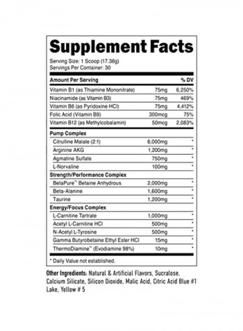 Aussie Apple Pre-Workout Powder