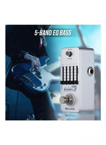 Eq Bass Equalizer Effect Pedal True Bypass Full Metal Shell