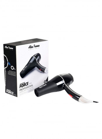 Force Professional Hair Dryer Black