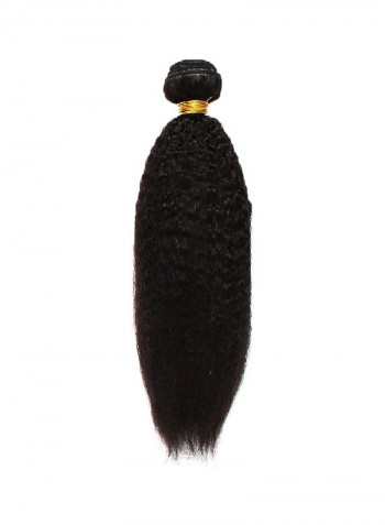 Kinky Straight Hair Extension Black
