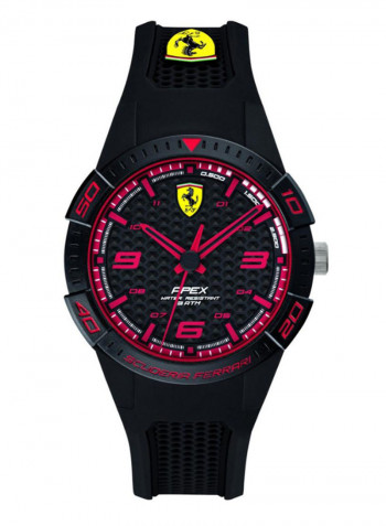 Apex Water Resistance Silicone Analog Watch 840036