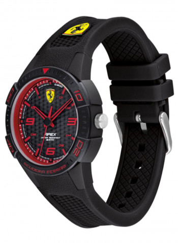 Apex Water Resistance Silicone Analog Watch 840036