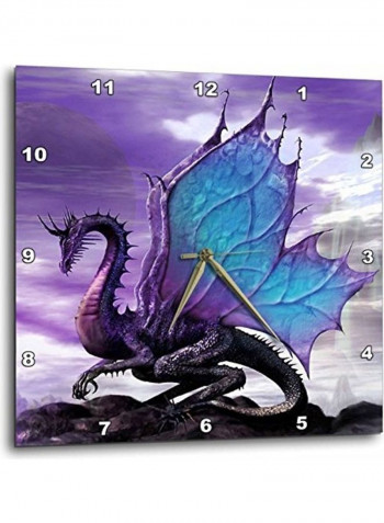 Wall Clock Multicolour 13x13x0inch
