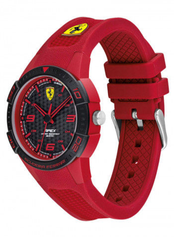 Apex Water Resistance Silicone Analog Watch 840037