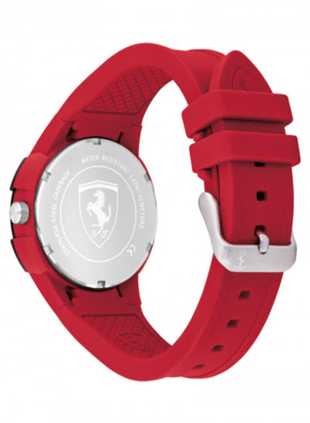 Apex Water Resistance Silicone Analog Watch 840037
