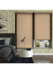 Single Mist Solar Roller Non-Blackout Blind Beige 120x240cm