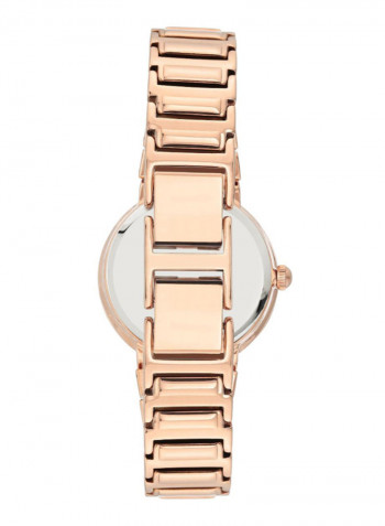Women's Water Resistance Metal Analog Watch AK3786RGRG