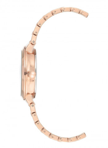 Women's Water Resistance Metal Analog Watch AK3786RGRG
