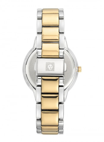 Women's Water Resistance Stainless Steel Analog Watch AK3751SVTT