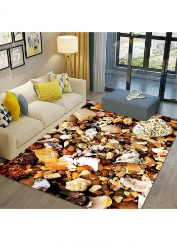 3D Abstract Print Home Floor Mat Multicolour 120 x 160cm