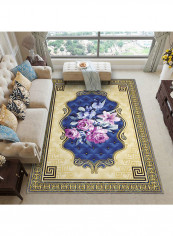Simple Flower Printed Carpet Multicolour 120x160cm