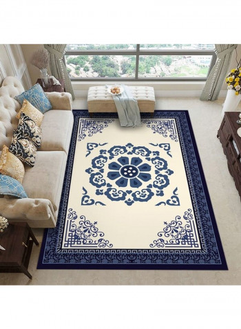 Simple Modern Flower Printed Carpet Multicolour 120x160cm