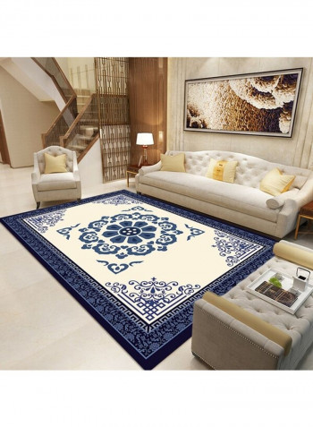 Simple Modern Flower Printed Carpet Multicolour 120x160cm