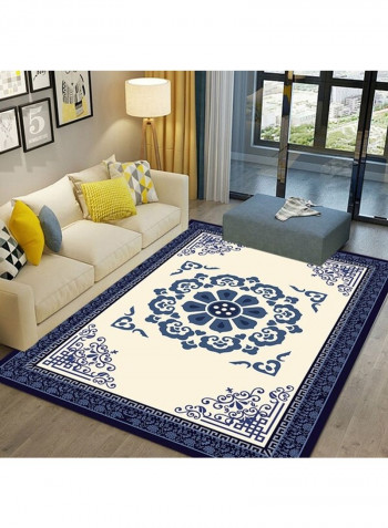 Simple Modern Flower Printed Carpet Multicolour 120x160cm