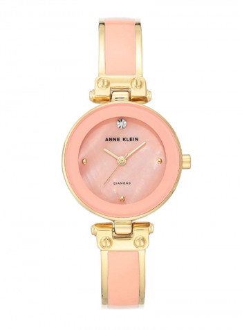 Women's Trend Water Resistance Metal Analog Watch AK1980PKGB