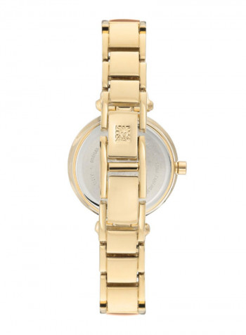 Women's Trend Water Resistance Metal Analog Watch AK1980PKGB