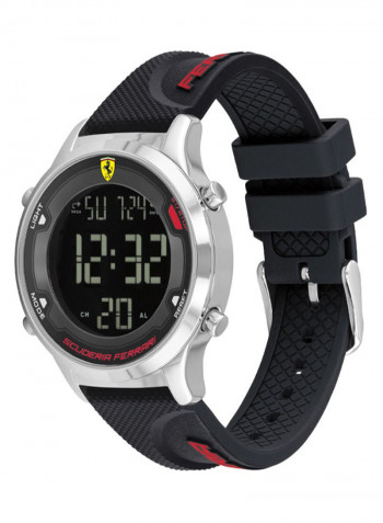 Men's Digi Track Water Resistance Silicone Digital Watch 830756