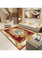 Modern Patchwork Durable Print Carpet Multicolour 120x160cm