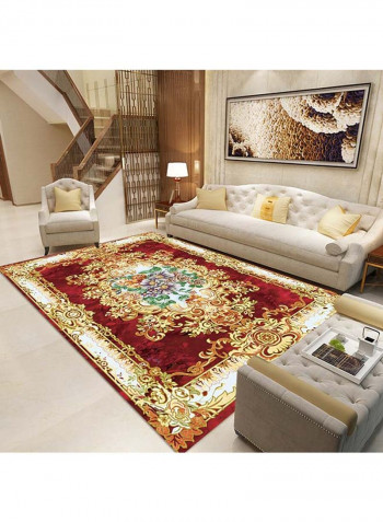 Modern Patchwork Durable Print Carpet Multicolour 120x160cm