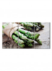 3-Piece Food Theme Canvas Painting With Frame Multicolour 120X60centimeter