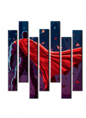 7-Piece Character Theme Canvas Painting With Frame Multicolour 75X70centimeter