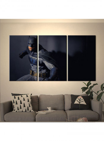 3-Piece Character Theme Canvas Painting With Frame Multicolour 120X60centimeter