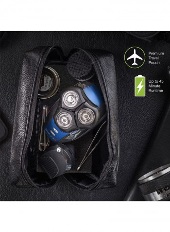 Shaver And Trimmer Grooming Kit Black/Blue/Silver