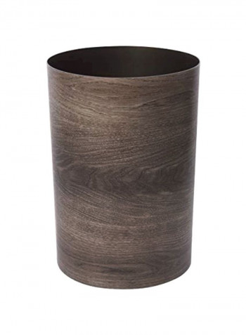 Treela Trash Can Barnwood 10x14.5inch