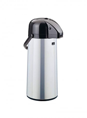 Air Pot Beverage Dispenser Silver/Black