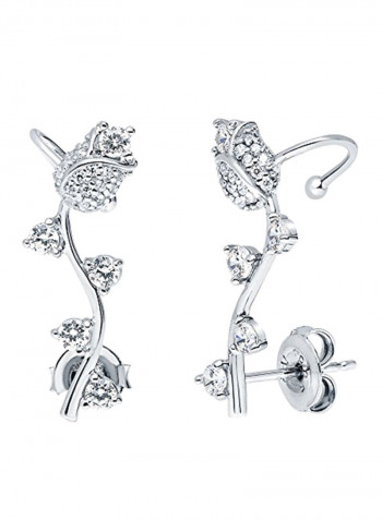 925 Sterling Silver Zircon Earrings