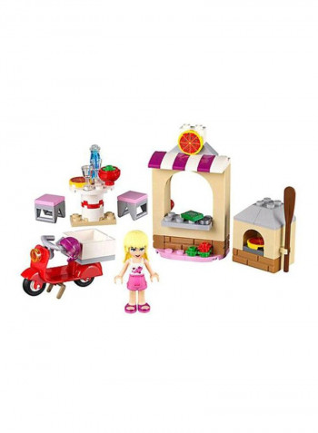 87-Piece Friends Stephanie's Pizzeria Building Set 41092