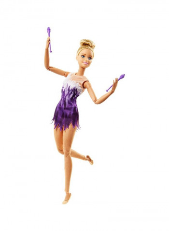 Made To Move Rhythmic Gymnast Doll FJB18 32.4 x 16.5cm