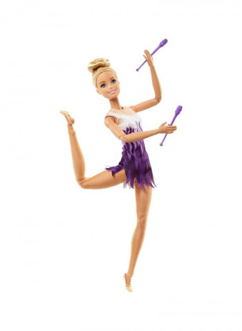 Made To Move Rhythmic Gymnast Doll FJB18 32.4 x 16.5cm
