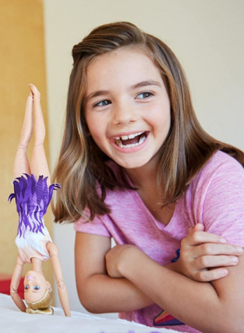 Made To Move Rhythmic Gymnast Doll FJB18 32.4 x 16.5cm