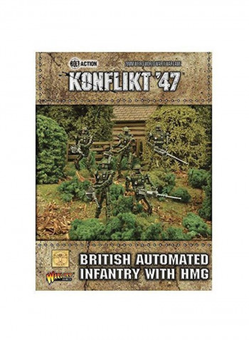 5-Piece British Automated Infantry Figure Set For Konflikt 47 28millimeter