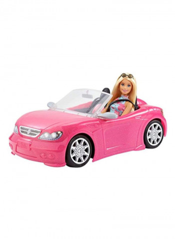 Fashion Doll And Car FPR57 19.1 x 35.6 x 18.4cm
