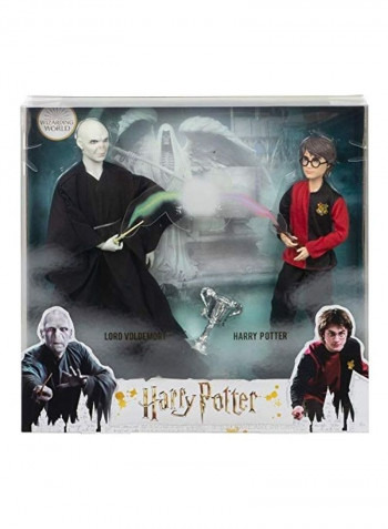2-Piece Lord Voldemort With Harry Porter Action Figure Set