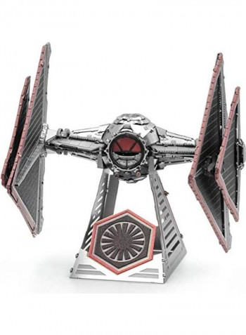 Set Of 4 Star Wars Tie Fighter 3D Metal Model Kit 7x6x1inch